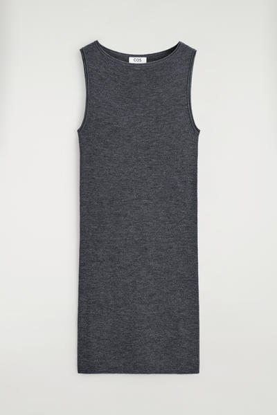 COS メリノウールミニドレス