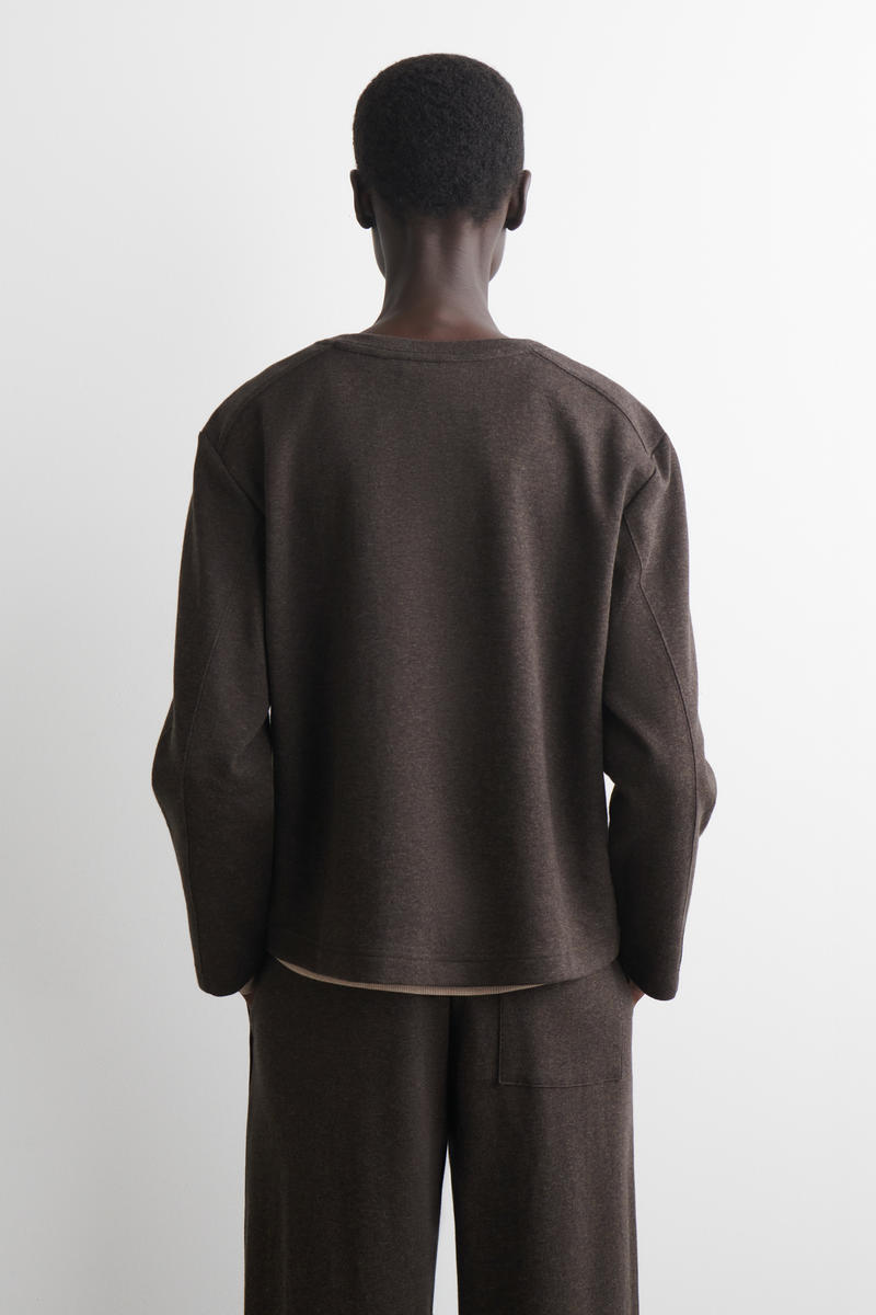 COS コットン長袖トップス