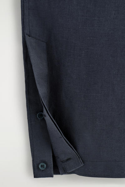 COS リネンバレルレッグパンツ