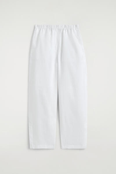 COS リネンバレルレッグパンツ