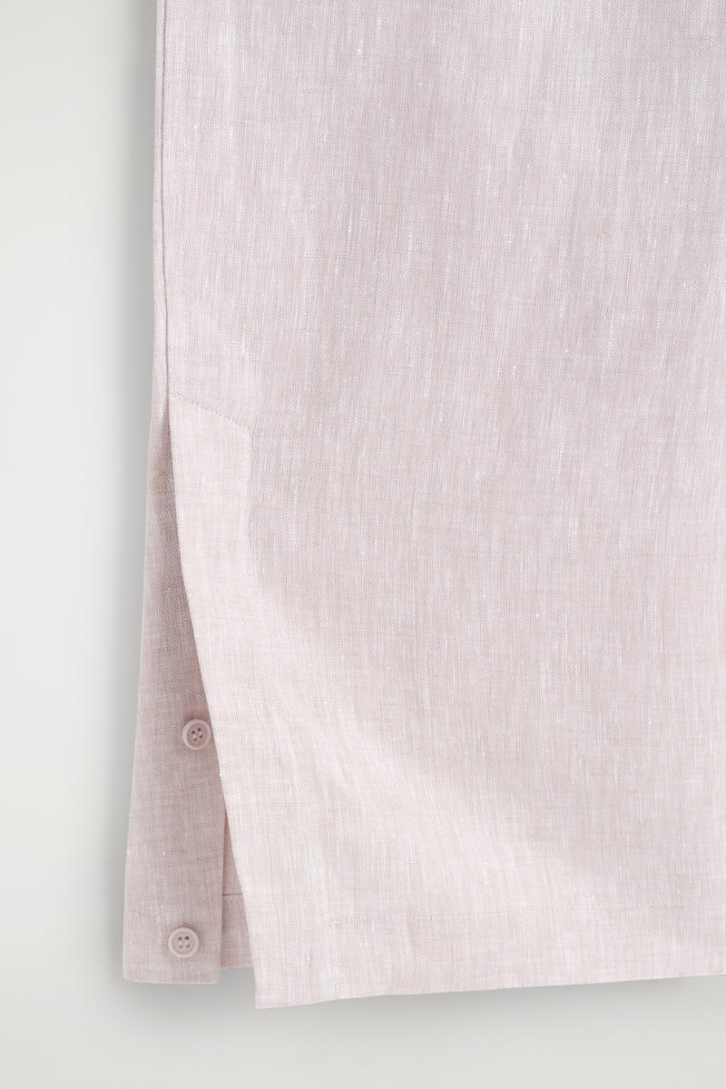 COS リネンバレルレッグパンツ