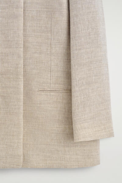 COS ストラクチャードノーカラージャケット