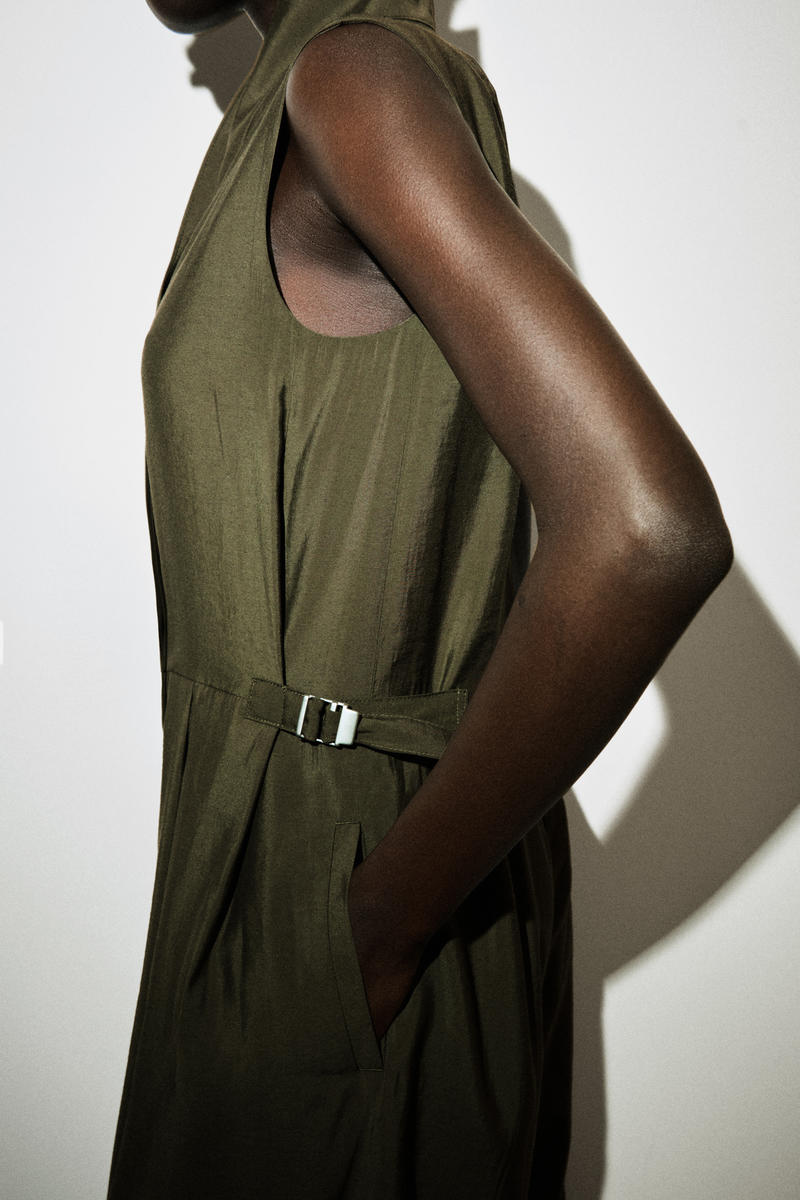 SHAWL-COLLAR UTILITY JUMPSUIT ショールカラー ユーティリティ