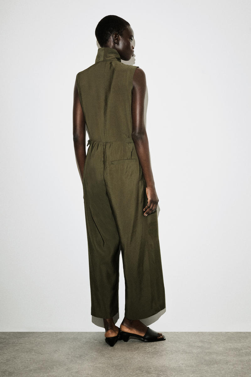 COS ショールカラー ユーティリティ ジャンプスーツ