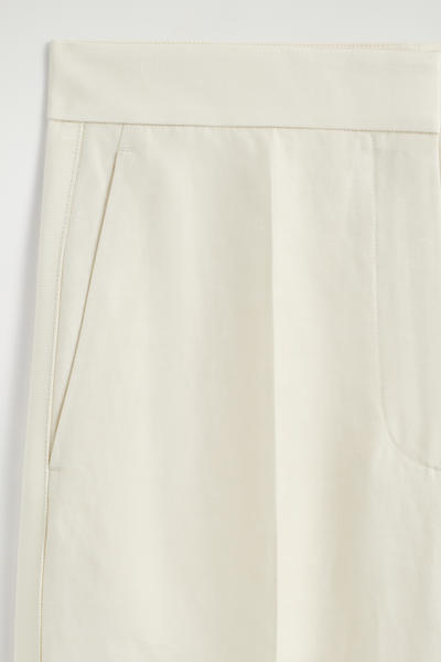 COS テーラードリネンブレンドストレートレッグパンツ