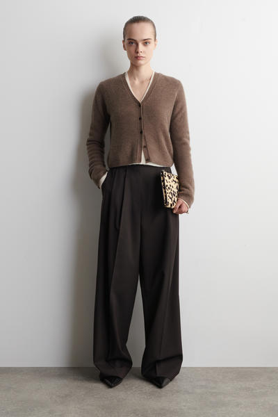 COS アニマル柄 ポニーヘア レザーポーチ