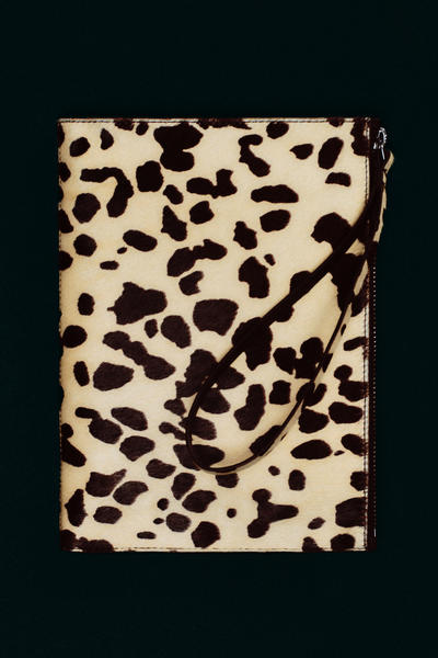 COS アニマル柄 ポニーヘア レザーポーチ