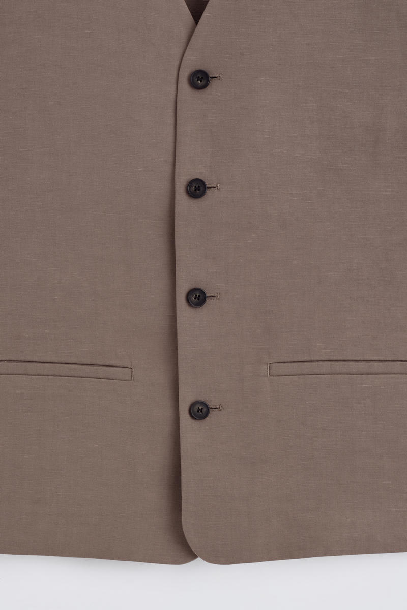 COS リネンブレンド ベスト