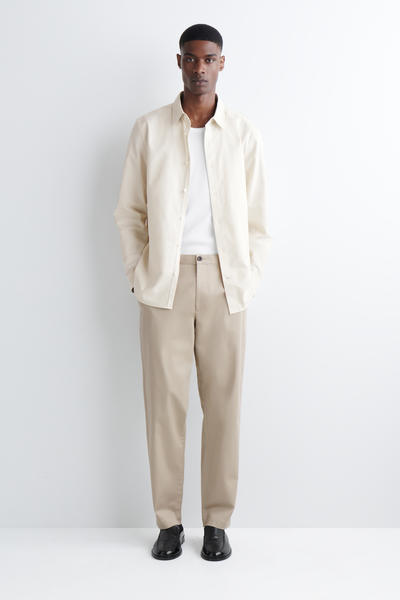 COS コットン ストレートレッグチノパンツ