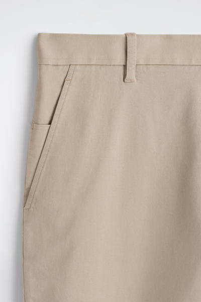 COS コットン ストレートレッグチノパンツ