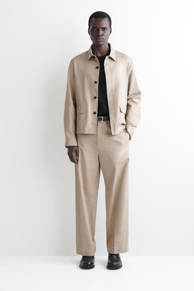 COS コットン ストレートレッグ パンツ