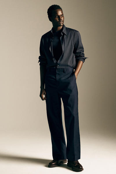 COS コットン ストレートレッグ パンツ