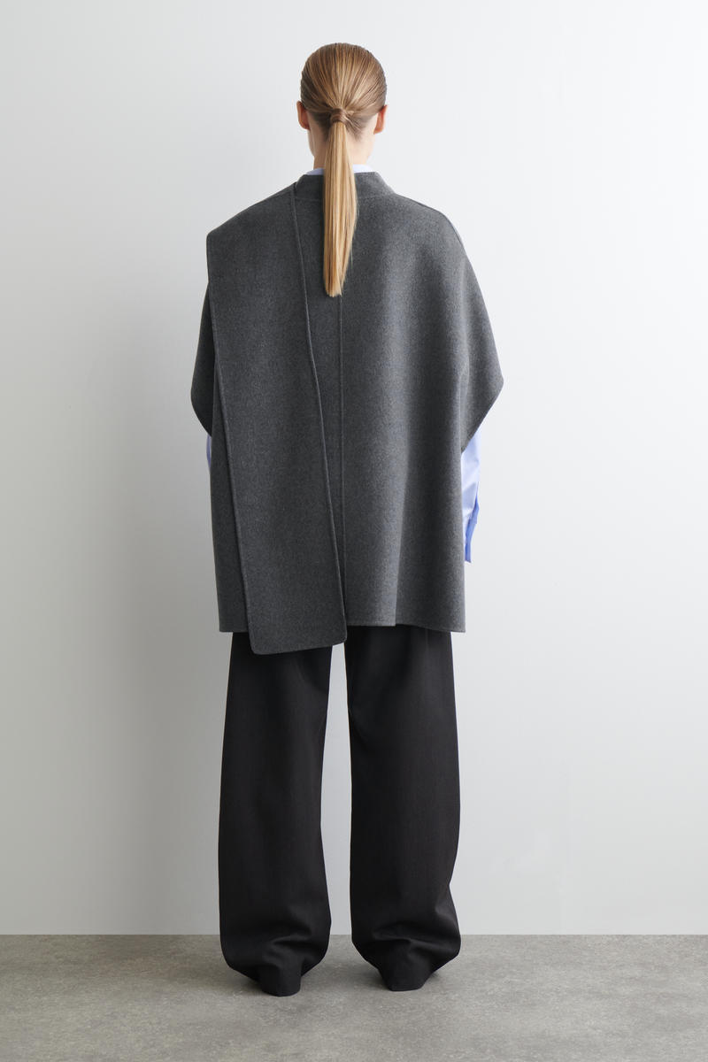 専用 cos ダブルフェイスウールスカーフケープ ポンチョ DOUBLE-FACED WOOL SCARF CAPE ダブルフェイスウールスカーフケープ