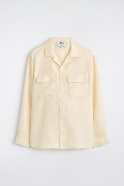 COS シルクユーティリティシャツ