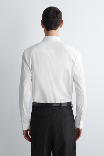 COS テーラード コットンポプリンシャツ