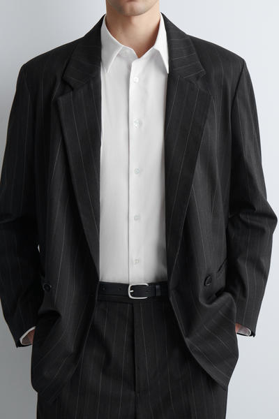 COS テーラード コットンポプリンシャツ