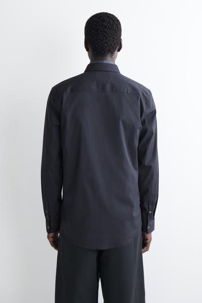 COS テーラード コットンポプリンシャツ