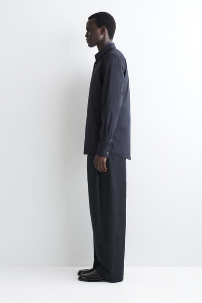 COS テーラード コットンポプリンシャツ