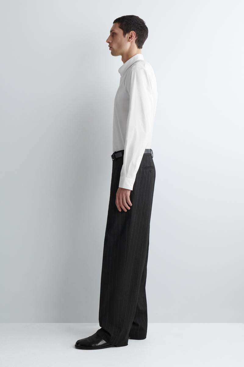 COS テーラード コットンポプリンシャツ