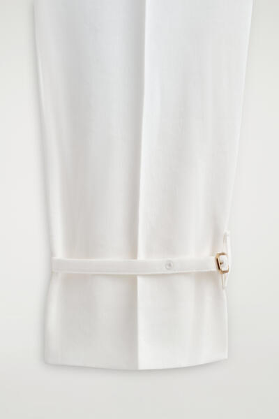 COS リネンストレートレッグパンツ