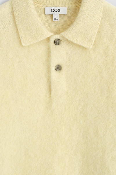 COS モヘアブレンドブラッシュドポロセーター