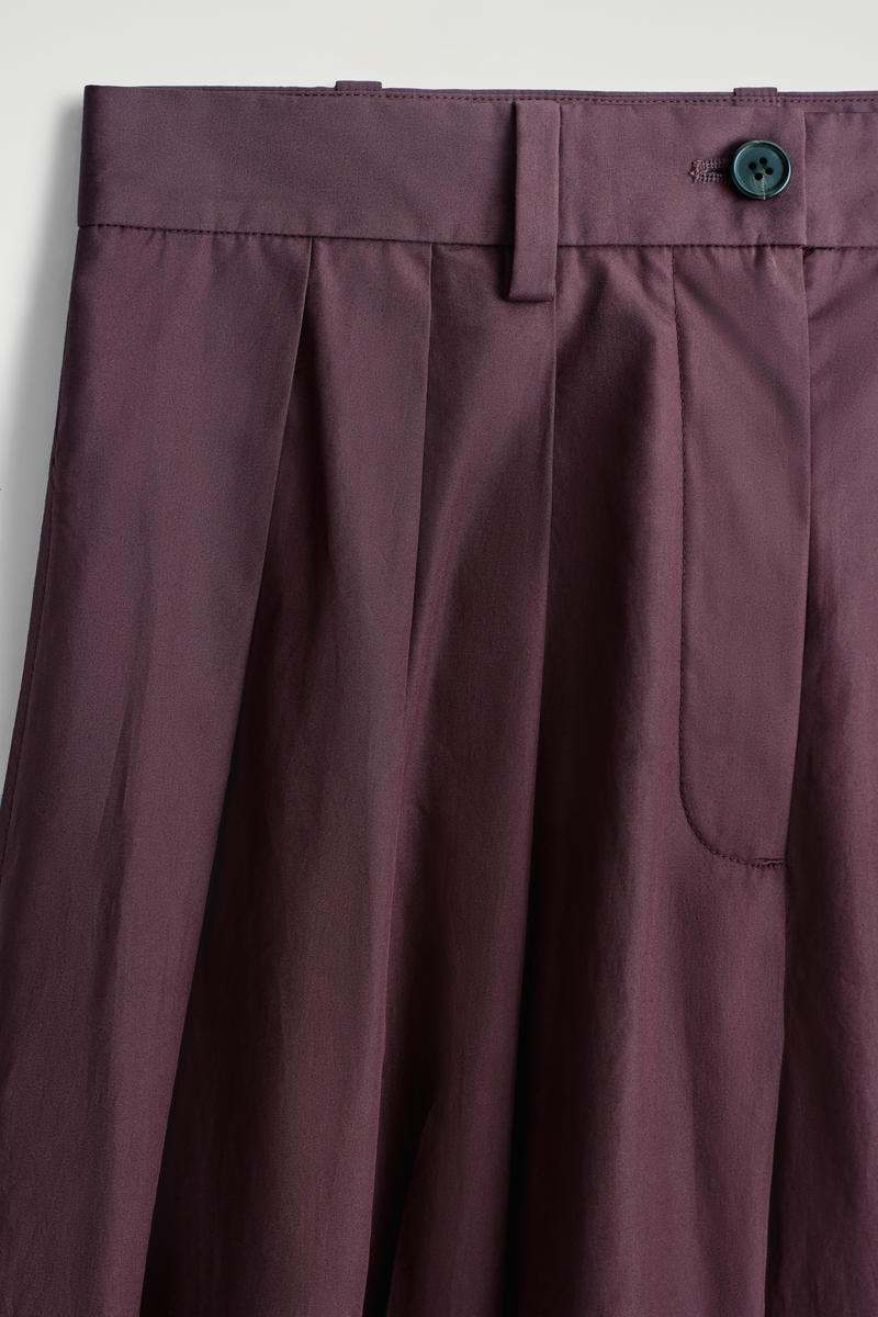 COS プリーツ入り コットンキュロット