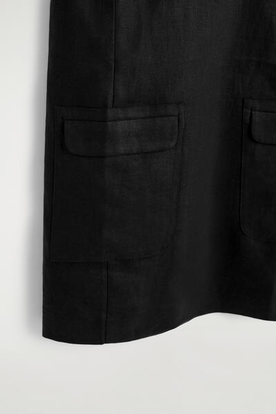 COS リネンミニシフトドレス