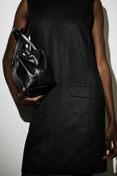 COS リネンミニシフトドレス