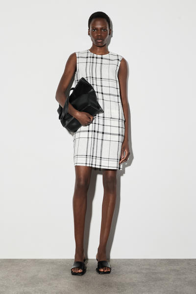 COS リネンミニシフトドレス