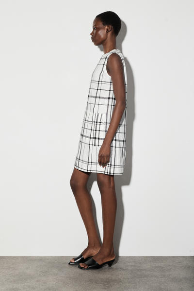 COS リネンミニシフトドレス