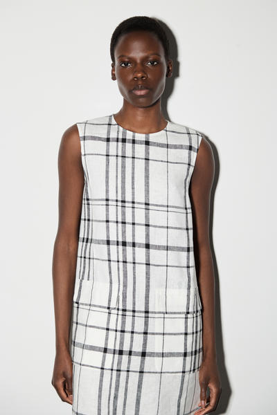 COS リネンミニシフトドレス