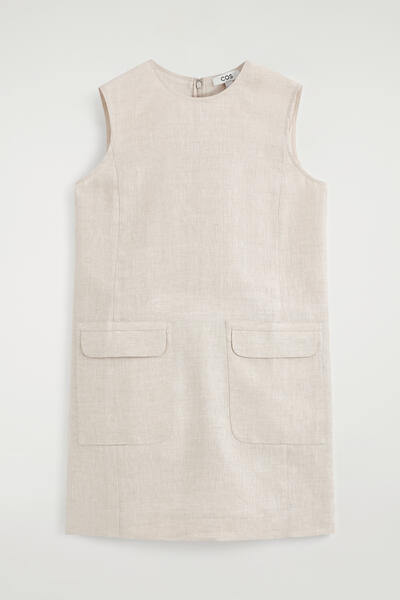COS リネンミニシフトドレス