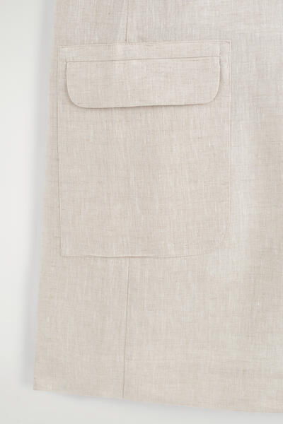 COS リネンミニシフトドレス