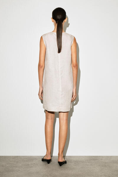 COS リネンミニシフトドレス