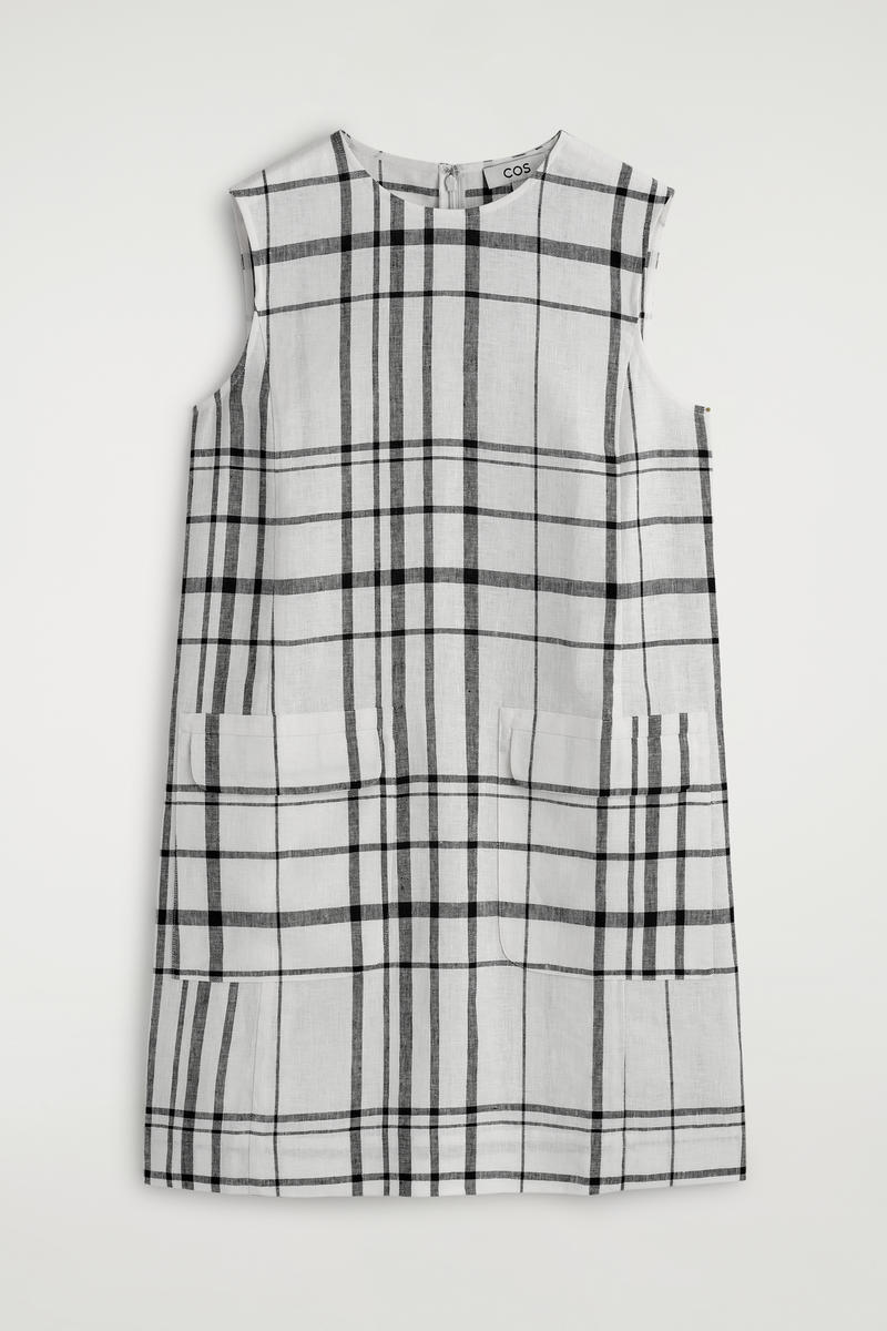 COS リネンミニシフトドレス