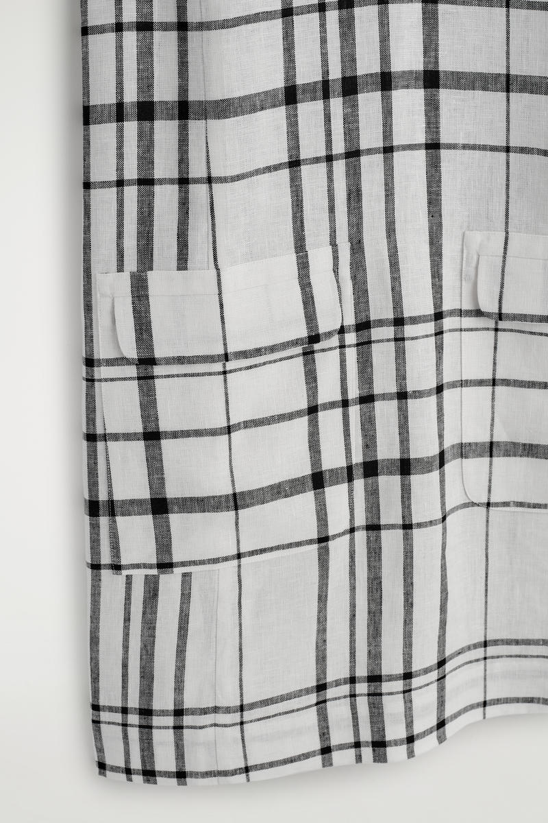 COS リネンミニシフトドレス