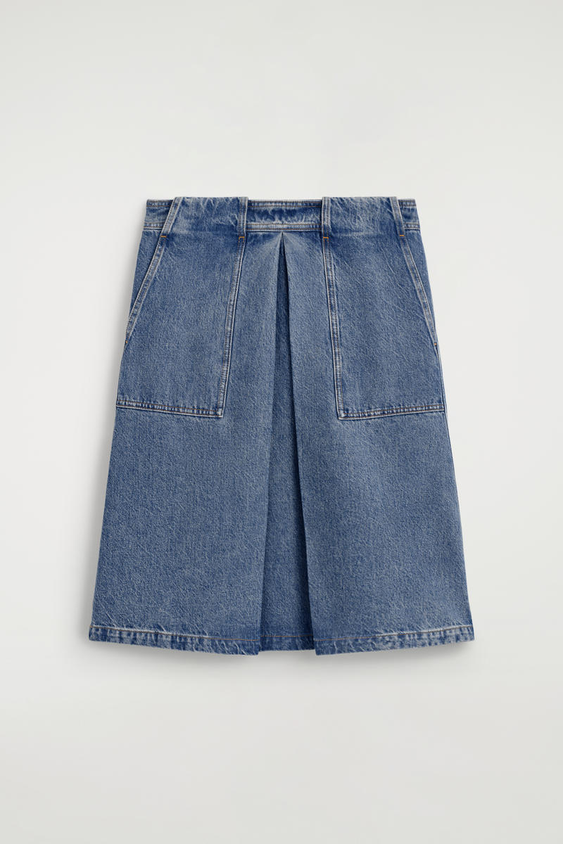 DENIM A-LINE UTILITY SKIRT デニム Aライン ユーティリティスカート