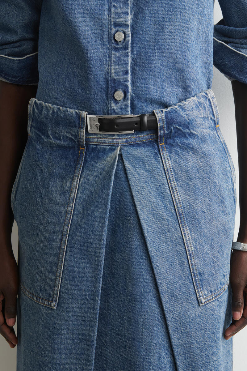 DENIM A-LINE UTILITY SKIRT デニム Aライン ユーティリティスカート