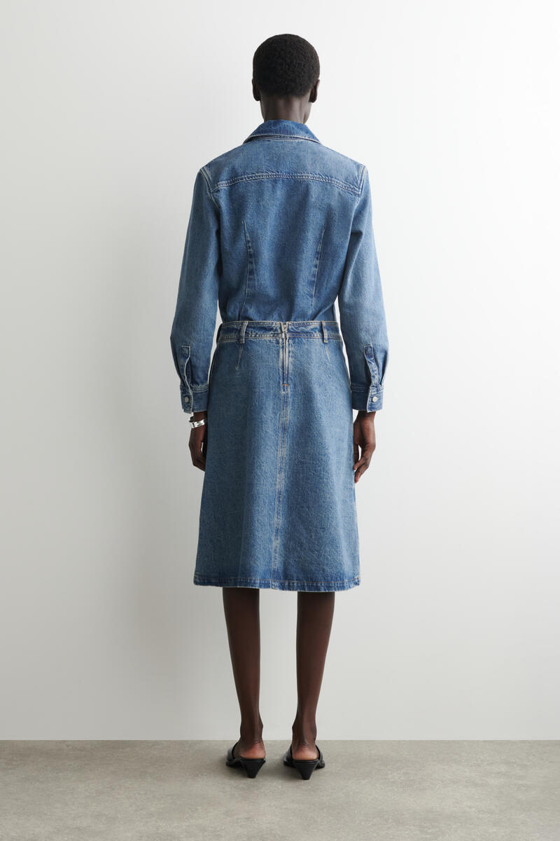 DENIM A-LINE UTILITY SKIRT デニム Aライン ユーティリティスカート