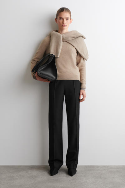 COS カシミヤクルー ネックセーター