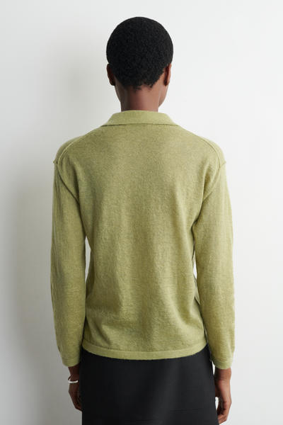 COS モヘア メリノウールブレンド シャツ