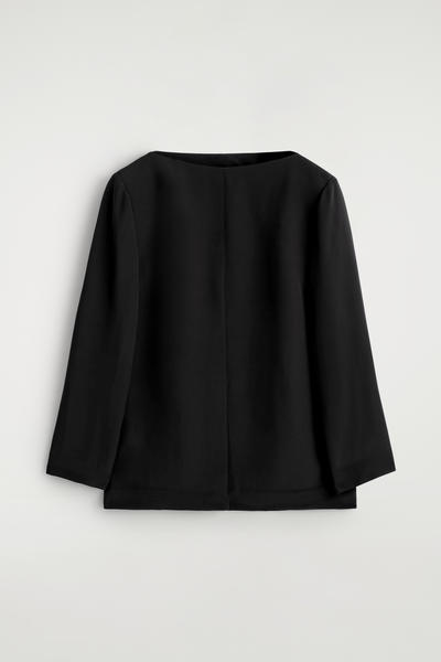 COS テーラードシルクトップ