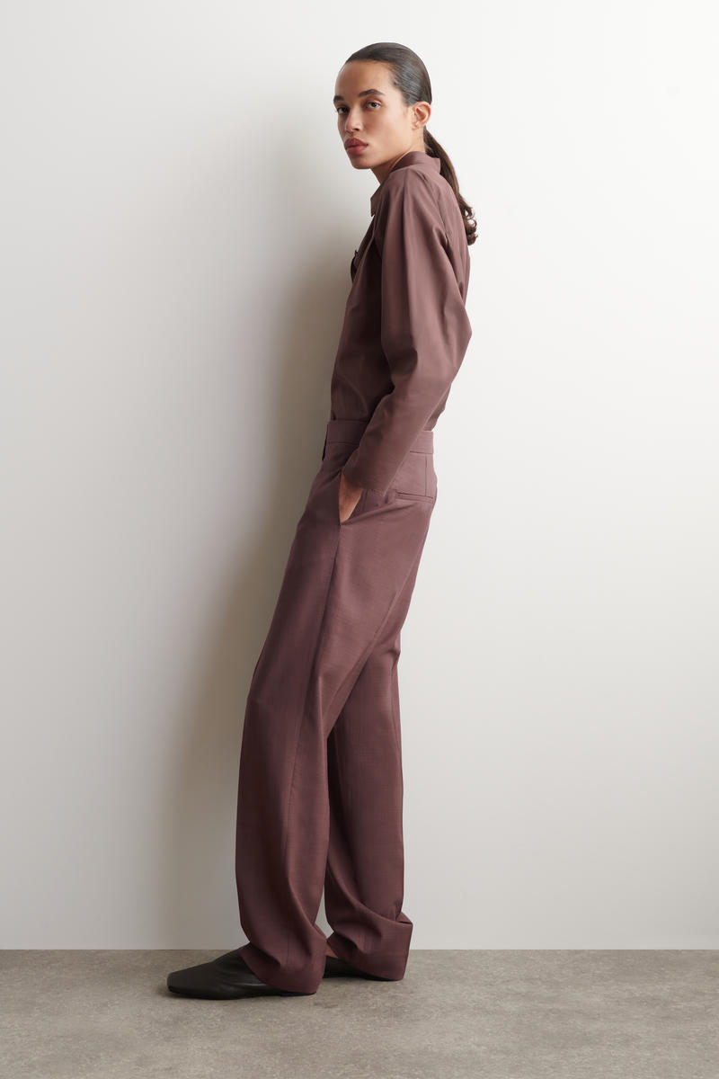 COS テーラードウール ストレートパンツ