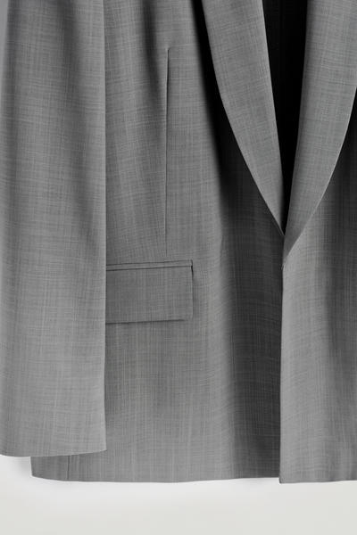 COS ショールカラー ウールブレザー