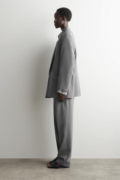 COS ショールカラー ウールブレザー