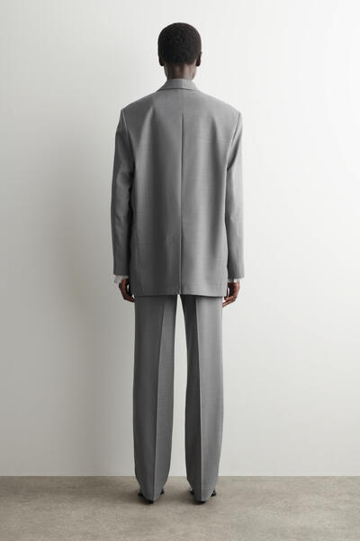 COS ショールカラー ウールブレザー