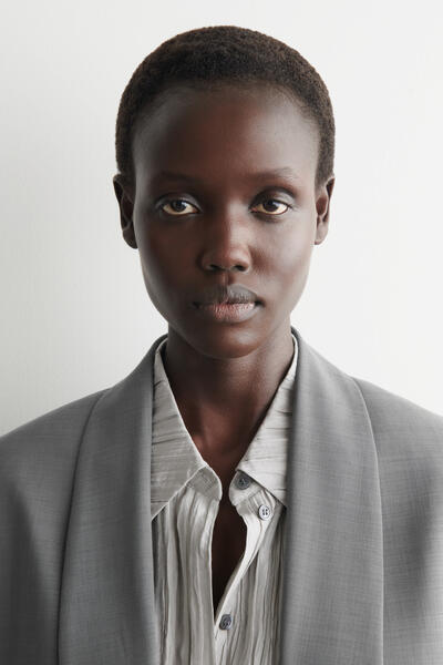 COS ショールカラー ウールブレザー