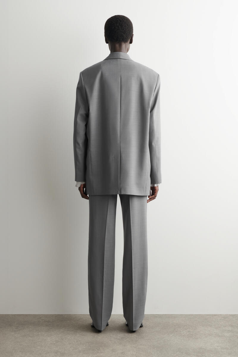 COS ショールカラー ウールブレザー