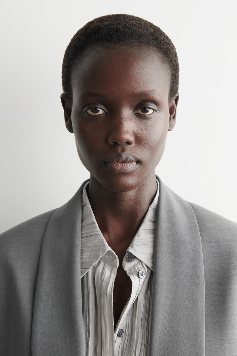 COS ショールカラー ウールブレザー