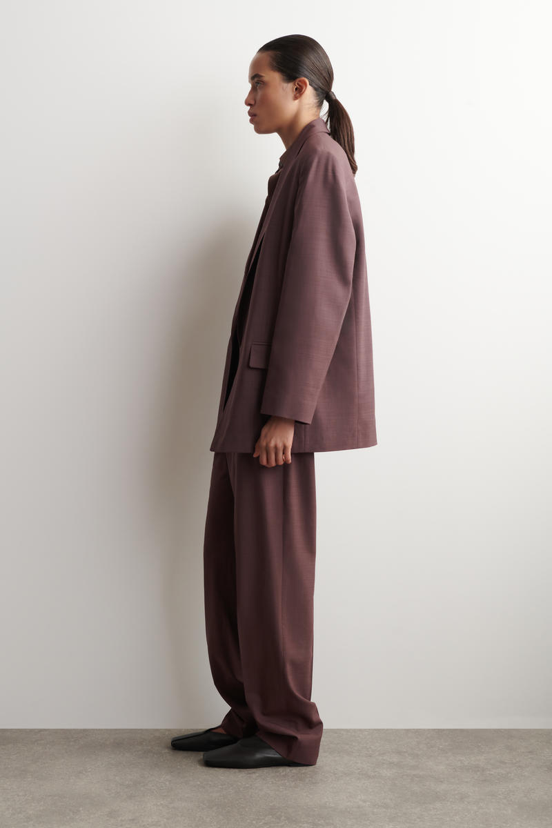 COS ショールカラー ウールブレザー